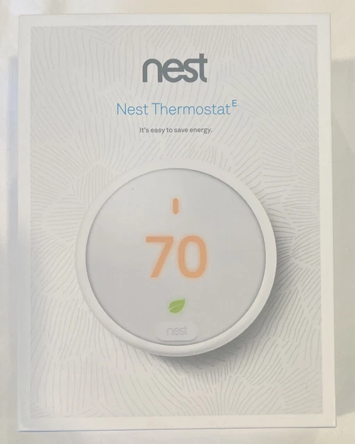 GOOGLE NEST THERMOSTAT E T4001ES Model A0063 3 Pro open box, never