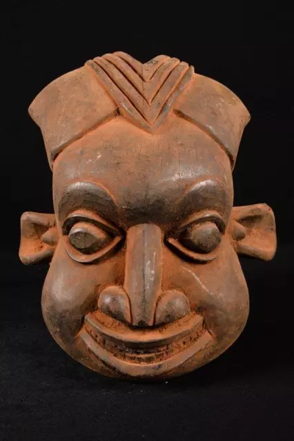 21388 African Old Bamileke Helmet Mask / Mask Cameroon