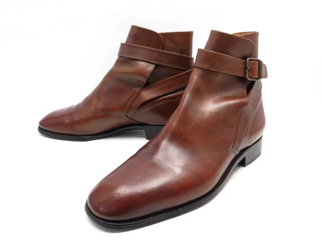 Chaussures Jm Weston Jodhpur 722 Bottines 9D 43 En Cuir Marron Boots Shoes 1050€