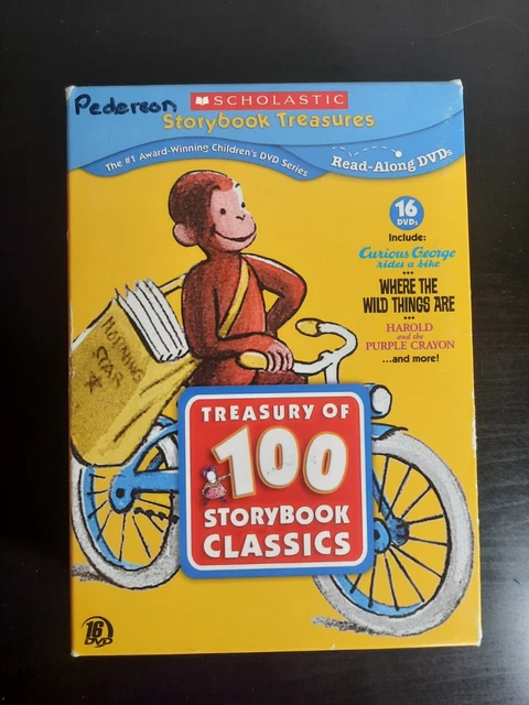 SCHOLASTIC TREASURY OF 100 Storybook Classics 16 DVD Box Set Kids