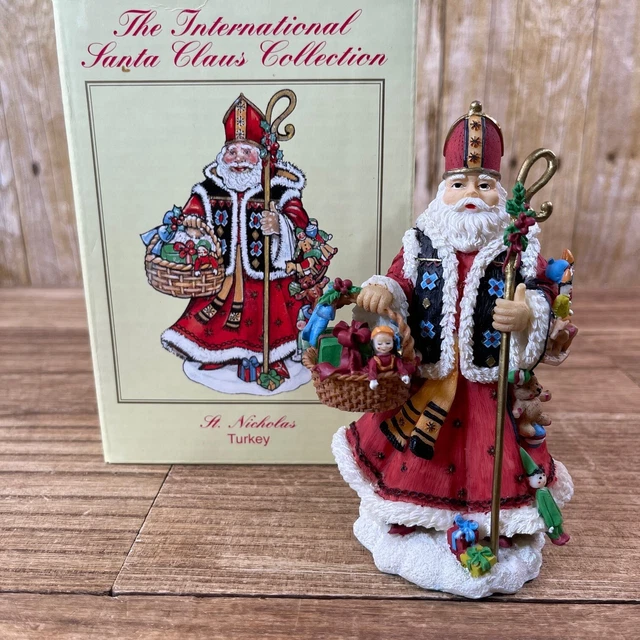 🎄The International Santa Claus Collection TURKEY "St. Nicholas" Figure (2001)