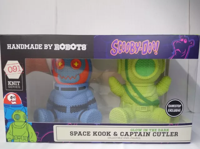 Scooby-Doo Space Kook & Captain Cutler Handmade by Robots Figure Set #091