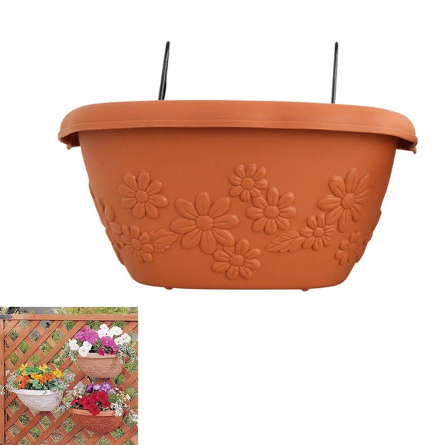 Planteur De Clôture Vase À Fleurs Mural Pot Suspendu Séchées