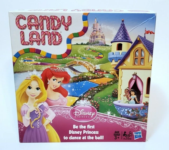DISNEY PRINCESS CANDY Land Board Game Cinderella Belle Aurora Snow