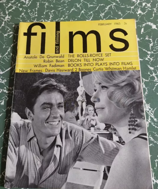 Vintage FILMS and FILMING Magazine FEBRUARY 1965 Delon Marx Bros Minnelli USSR