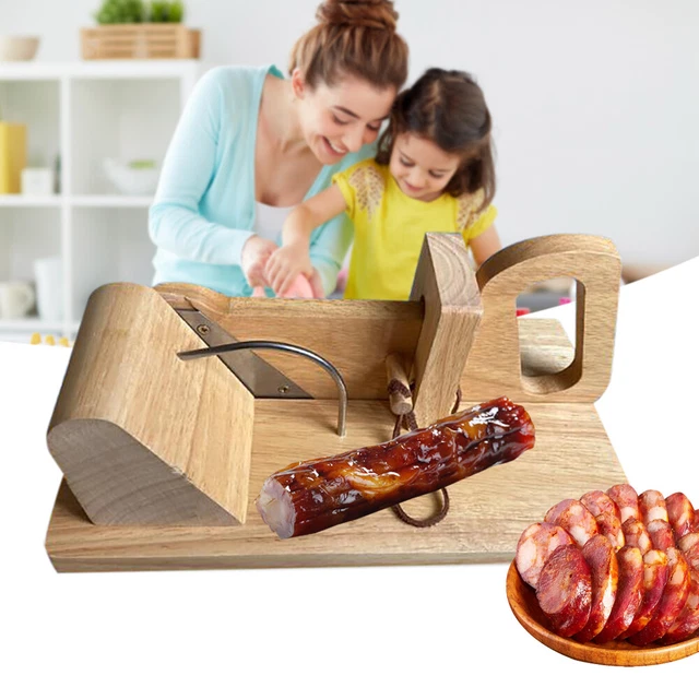 Stainless Ham Rack WOODEN SAUSAGE RACK Sausage Ham Cutter Guillotine 304 Stainless Steel ...