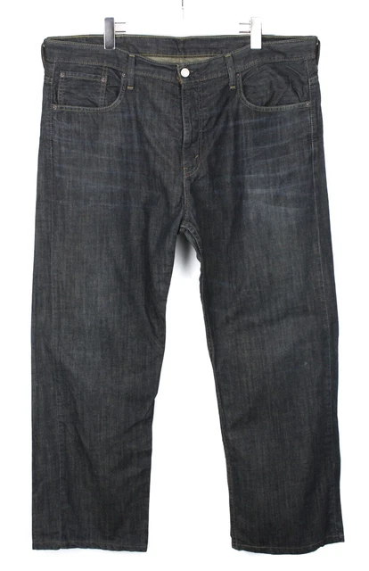 Levi's 569 Jeans Uomo W38 L30 per Anni Look Zip Larga Dritto Per Baffi