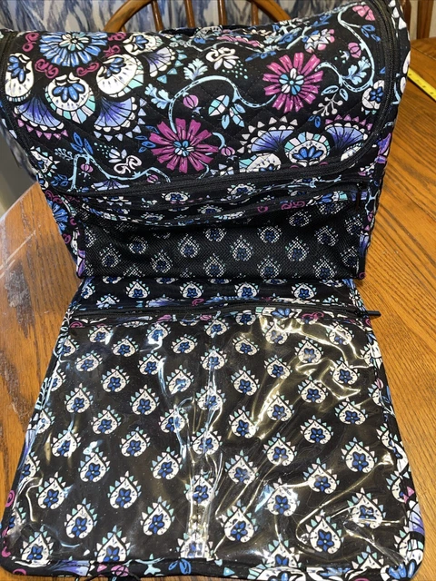 Vera Bradley Hanging Travel Organizer BRAMBLE Toiletries Jewelry Make-Up Zip Bag