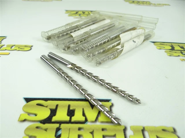 Lot Of 10 New!! Made In Spain Hss Helical Taper Pin Reamers #3