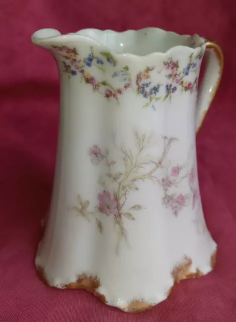 Superbe ancien pot à lait porcelaine Haviland Limoges Fin 19ème début 20ème