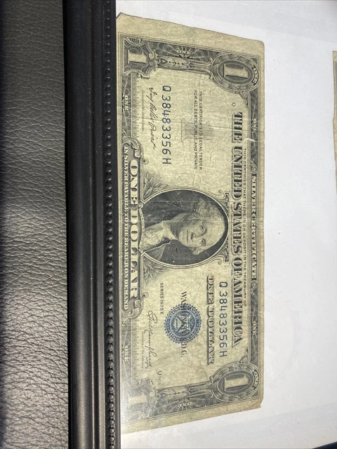 Series 1935 E  $1 One Dollar Silver Certificate Note Blue Seal