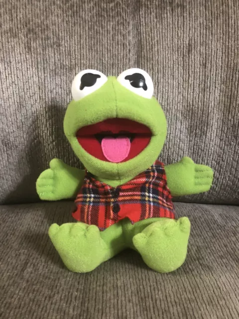 Vintage Baby Kermit Plush 1987 Muppet Babies Stuffed Animal Jim Henson Associate