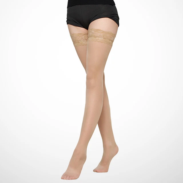 2 paia calze gambe traspiranti donna ginocchio calze alte ragazza Miss