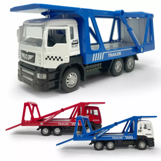 1:50 Transporter Truck Anhänger Die Cast Modellauto LKW Spielzeug fur Kinder