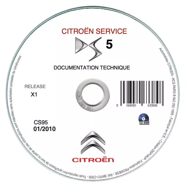 Citroen DS 5 (2011-2015)  manuale officina - repair manual