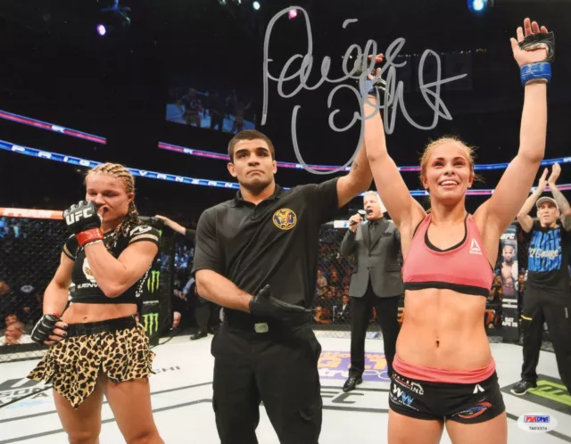 Paige VanZant Signed 11x14 Photo PSA/DNA COA UFC Fox 15 v Felice Herrig AEW BKFC