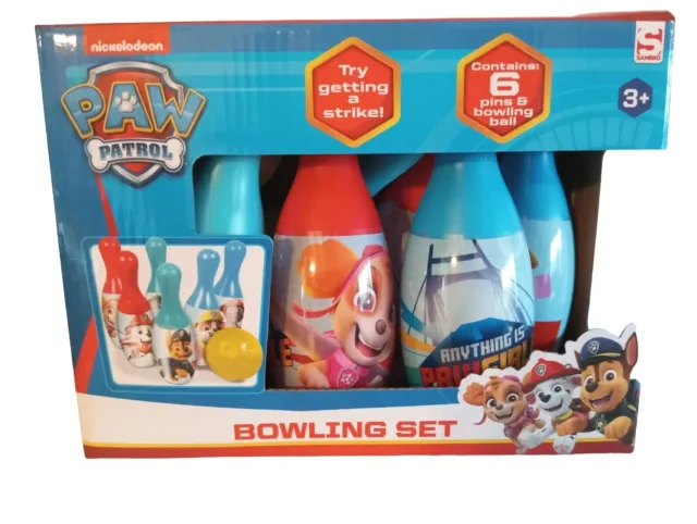 Bowling Set Paw Patrol Kegelspiel OVP Geschenkidee