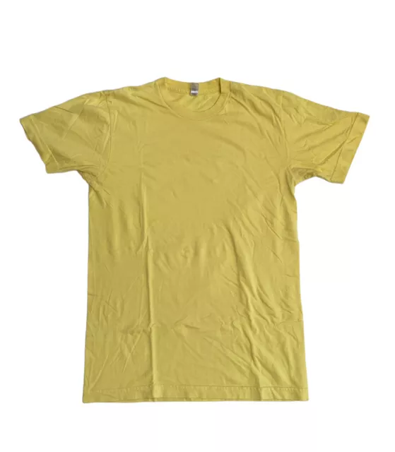 ⚡Vintage American Apparel Unisex Size S Crew Neck 100% Fine Cotton T-Shirt Tee⚡