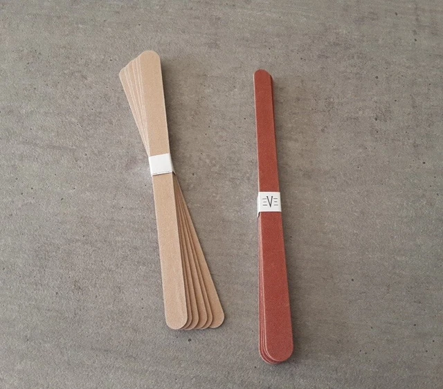Lot de 12 limes à ongles double face NEUF