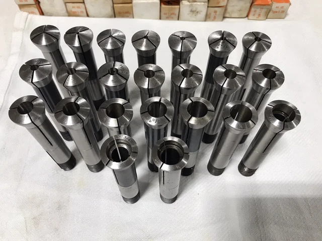 New Schaublin L20 Collet Set Maximat 10 Lathe Mill L 20 Emco Chuck Deckel Lot