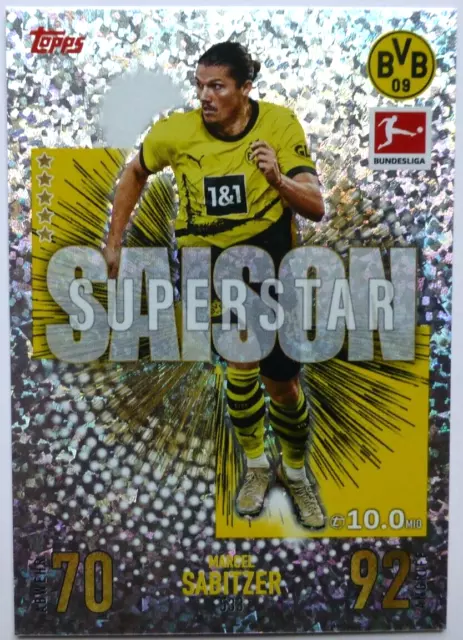 TCS 1953 Topps Match Attax Bundesliga 23/24 Marcel Sabitzer Saison Superstar 533