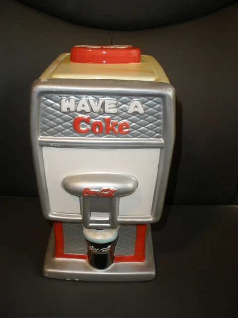Coca-Cola Dispenser Cookie Jar 2002