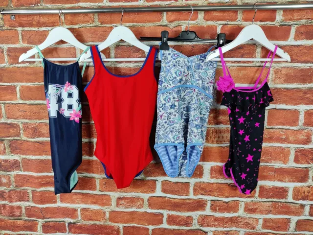 Girls Bundle Age 10-11 Years Fatface George H&M Swimsuit Costume One Piece 146Cm