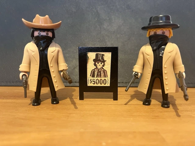 PLAYMOBIL vintage western cowboy chariot bâché 3278 Bis