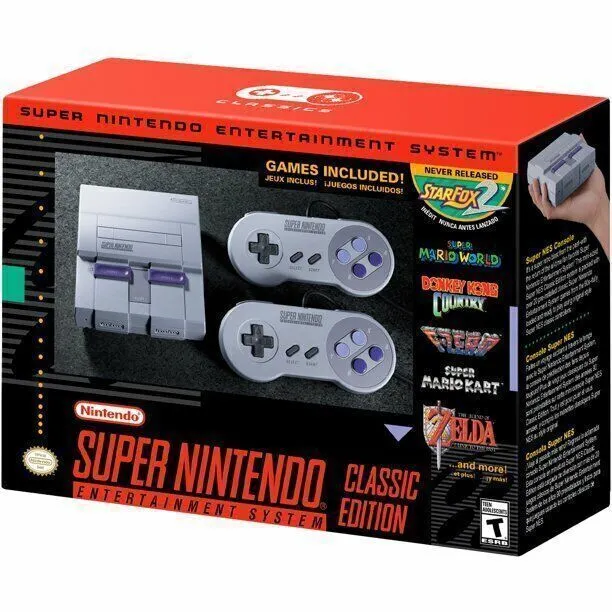 Super Nintendo Classic Mini Entertainment System SNES Incluido 21 Juegos 1 JUEGO