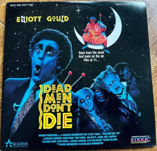 Dead Men Don'T Die US Laserdisc Ntsc 1990 Cult Commedia Film Horror