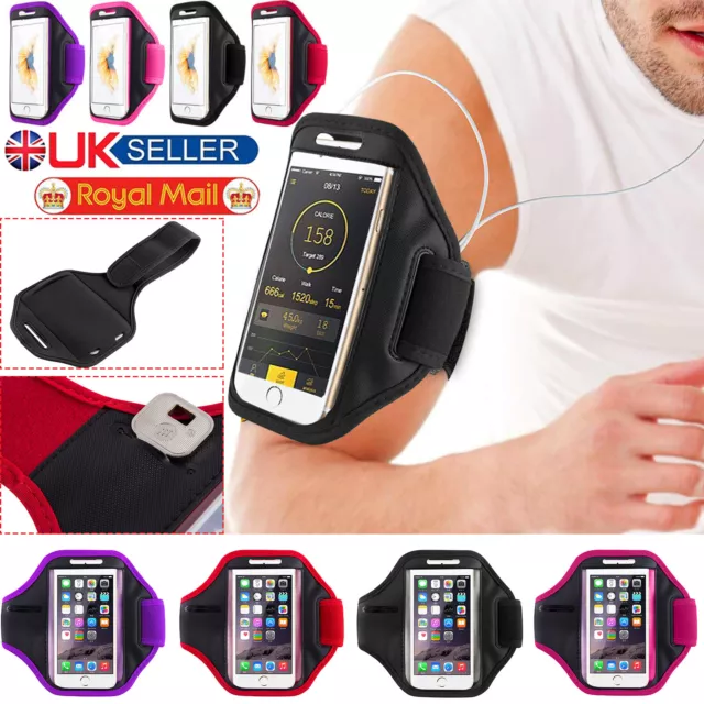 Running Jogging Sports Gym Arm Band Armband Case Cover Holder For Iphone Uk