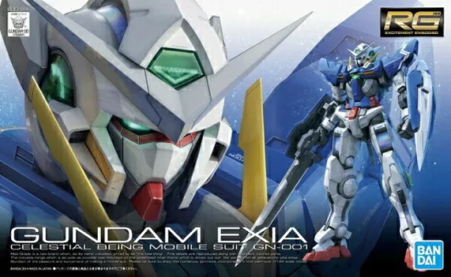 Bandai Spirits RG Gundam 00 GN-001 GUNDAM EXIA Plastikmodellbausatz im...