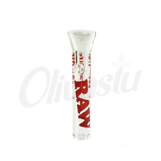 Raw Glass Filter Tip Slim - Round or Flat 6mm Mouthpiece RooR