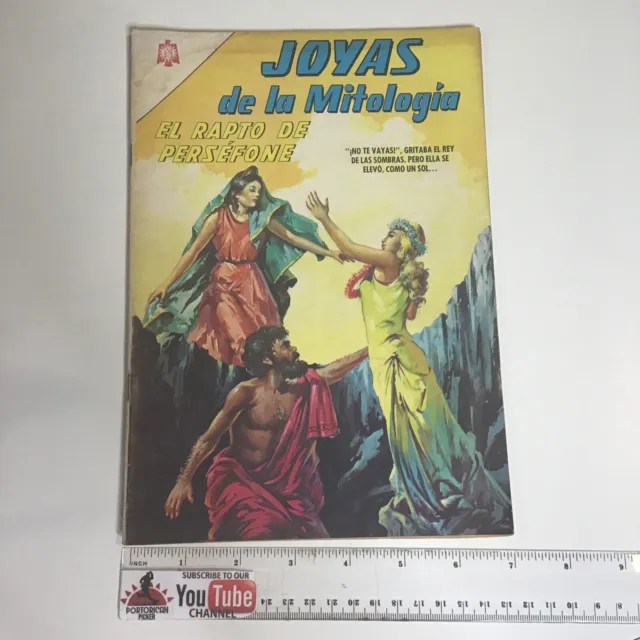 1966 Spanish Comics Joyas De La Mitologia #37 Rapto De Perséfone Novaro Mexico