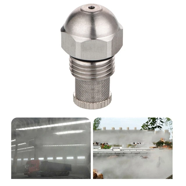 Boquilla de pulverización de acero inoxidable de alta calidad 0 3 1 5 mm diámetro 1/4BSPT rosca