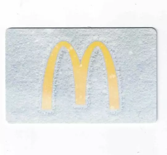 2023 MCDONALDS GIFT Card Christmas Holidays Snow Collectible No