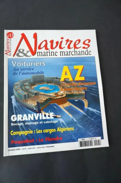 Mag Navires et marine marchande N°13 octobre 2002 Granville Voituriers