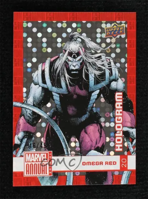 2020-21 Upper Deck Marvel Annual Foil Hologram 46/49 Omega Red #20 0i69