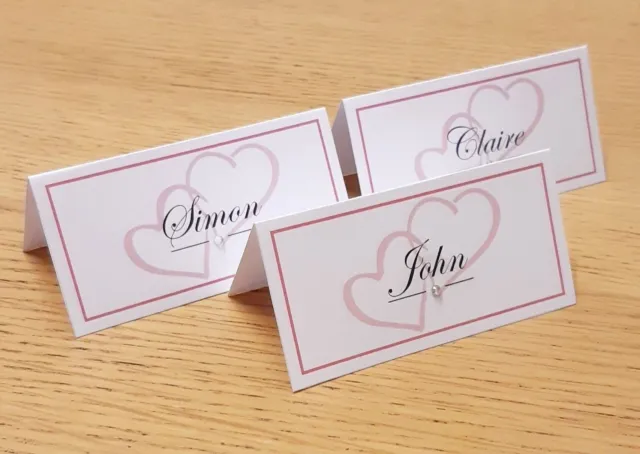 Wedding place name cards, place name card corporate event ,party place name card