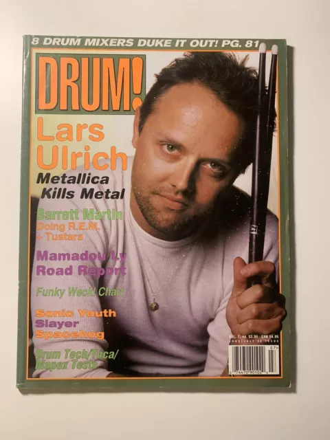 Drum Magazine June-July 1998 Lars Ulrich