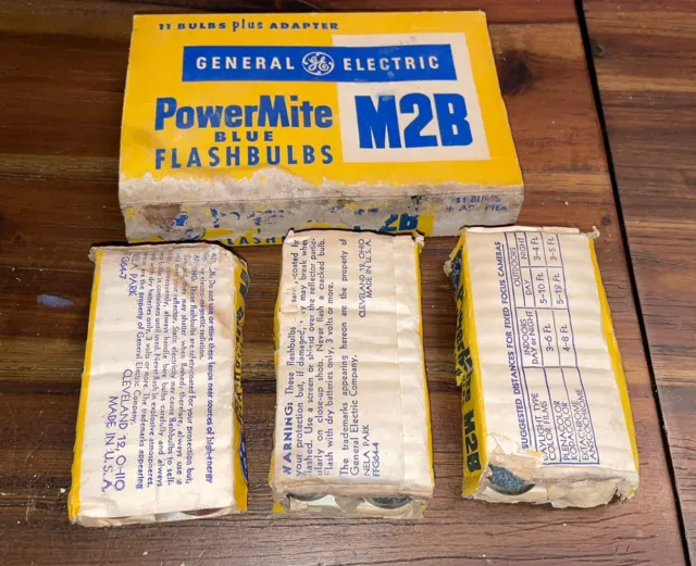 Bombillas de flash GE Power Mite M2B (paquete de 11)
