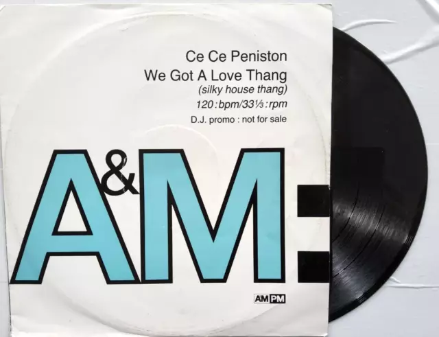 Ce Ce Peniston – We Got A Love Thang 1991, house 12" vinyl record promo club