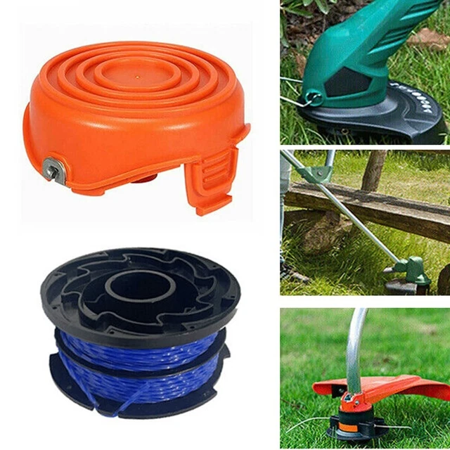 Emiif Spulenkappe & Spule Für Black & Decker Rasentrimmer GL650, GL660, GL670, GL315, GL655, GL656