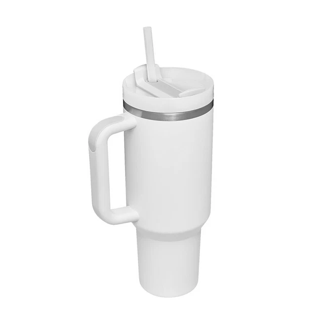 Travel  Mug Tumbler Handle 40 oz Travel Mug Straw Covers Cup with Insulated Lid