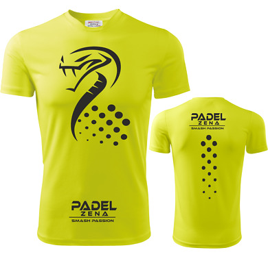 Kit Maglia Calzoncini Fluo Padel t-Shirt Paddle World Smash Tennis Gara 