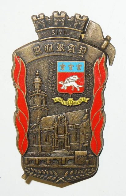 Insigne Ancien De Sapeurs-Pompiers Du Finistère - Obsolète, Original - Occasion