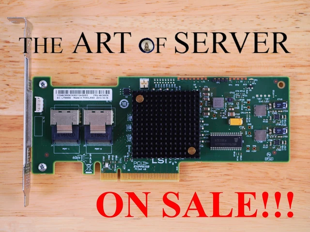 LSI 9207-4i4e HBA SAS 6Gbps PCI-E 3.0 P20 E Modalà Per ZFS FreeNAS UnRAID - Foto 8