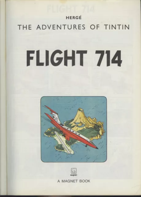 HERGE THE ADVENTURES OF TINTIN FLUG 714 Pub, 1979 MAGNET 3