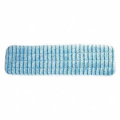 Microfiber Technologies Mop Pad, Blue, Microfiber, PK12  LWBS18 Microfiber