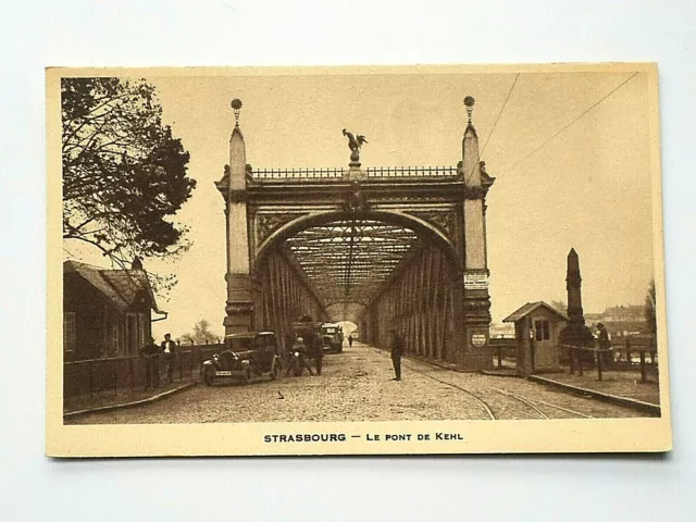 CPSM  - STRASBOURG - Bas-Rhin ( 67 ) -  Le PONT de KEHL - Automobile -